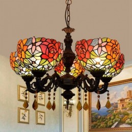 Lysekrone i Tiffany-Stil...