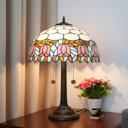 Bordlampe i Tiffany-Stil...
