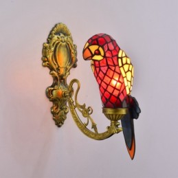 Vegglampe i Tiffany-Stil...