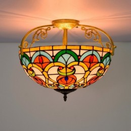 Takplafond i Tiffany-Stil...