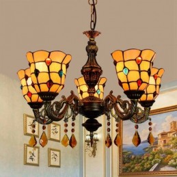 Lysekrone i Tiffany-Stil...