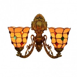 Vegglampe i Tiffany-Stil...
