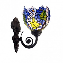 Vegglampe i Tiffany-Stil...