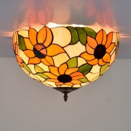 Takplafond i Tiffany-Stil...