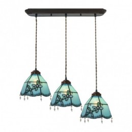 Pendellampe i Tiffany-Stil...