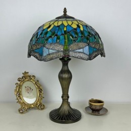 Bordlampe i Tiffany-Stil...