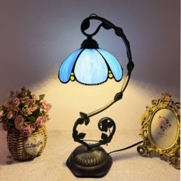 Bordlampe i Tiffany-Stil...