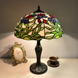 Bordlampe i Tiffany-Stil...
