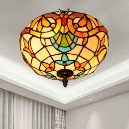 Takplafond i Tiffany-Stil...