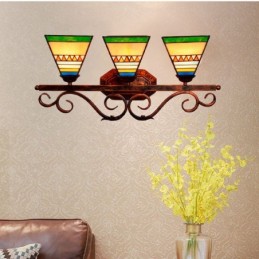 Vegglampe i Tiffany-Stil...