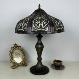 Bordlampe i Tiffany-Stil...