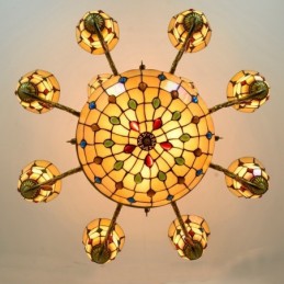 Lysekrone i Tiffany-Stil...