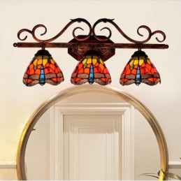 Vegglampe i Tiffany-Stil...