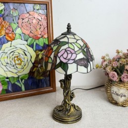 Bordlampe i Tiffany-Stil...