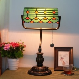 Bordlampe i Tiffany-Stil...
