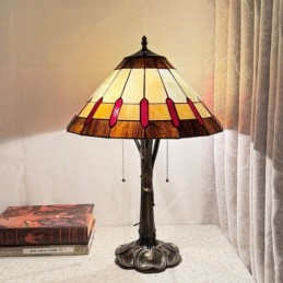 Bordlampe i Tiffany-Stil...