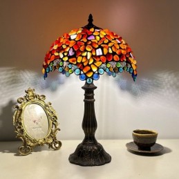 Bordlampe i Tiffany-Stil...