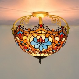 Takplafond i Tiffany-Stil...