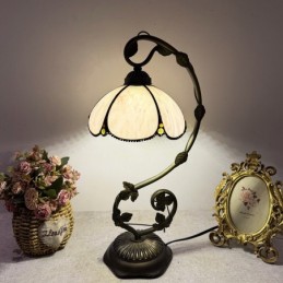 Bordlampe i Tiffany-Stil...