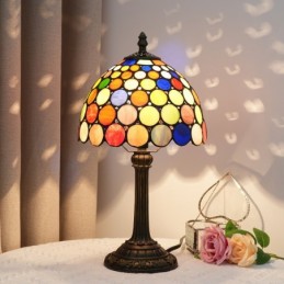 Bordlampe i Tiffany-Stil...