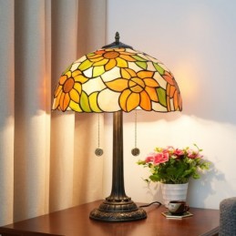 Bordlampe i Tiffany-Stil...