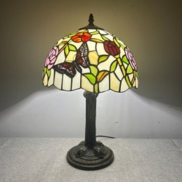 Bordlampe i Tiffany-Stil...