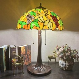 Bordlampe i Tiffany-Stil...