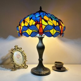 Bordlampe i Tiffany-Stil...