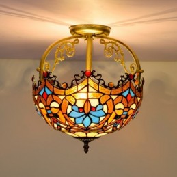 Takplafond i Tiffany-Stil...