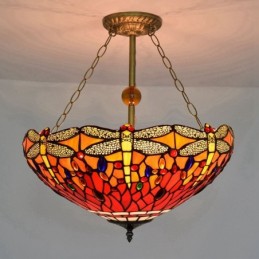 Pendellampe i Tiffany-Stil...