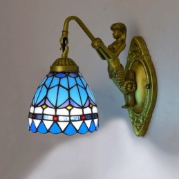 Vegglampe i Tiffany-Stil...