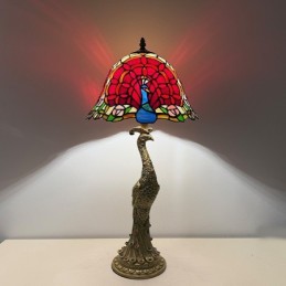 Bordlampe i Tiffany-Stil...