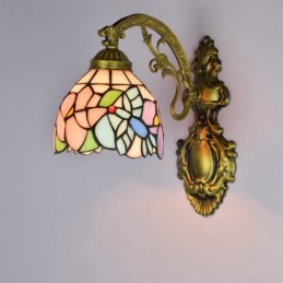 Vegglampe i Tiffany-Stil...