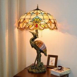 Bordlampe i Tiffany-Stil...