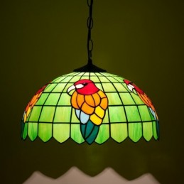 Pendellampe i Tiffany-Stil...