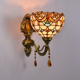 Vegglampe i Tiffany-Stil...