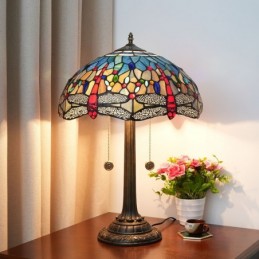 Bordlampe i Tiffany-Stil...