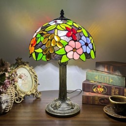 Bordlampe i Tiffany-Stil...