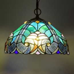 Pendellampe i Tiffany-Stil...
