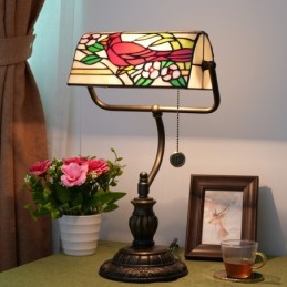 Bordlampe i Tiffany-Stil...