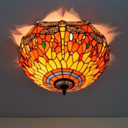 Takplafond i Tiffany-Stil...