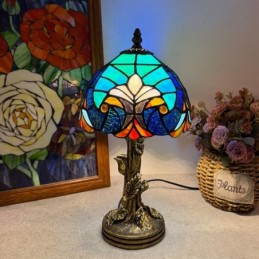 Bordlampe i Tiffany-Stil...