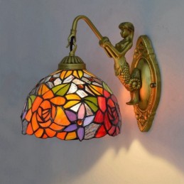 Vegglampe i Tiffany-Stil...