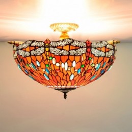 Takplafond i Tiffany-Stil...