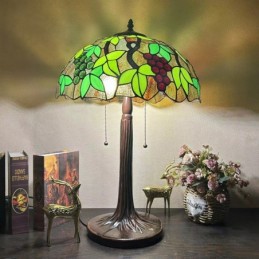 Bordlampe i Tiffany-Stil...