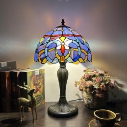 Bordlampe i Tiffany-Stil...