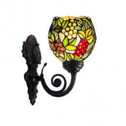 Vegglampe i Tiffany-Stil...
