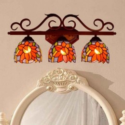 Vegglampe i Tiffany-Stil...