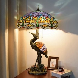 Bordlampe i Tiffany-Stil...
