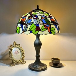 Bordlampe i Tiffany-Stil...